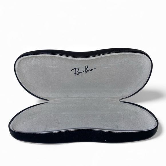 RAY BAN EYEGLASSES-Frames Case Cleaning Cloth RB 7185 8083 Clear, Gray, Red - Picture 3 of 7